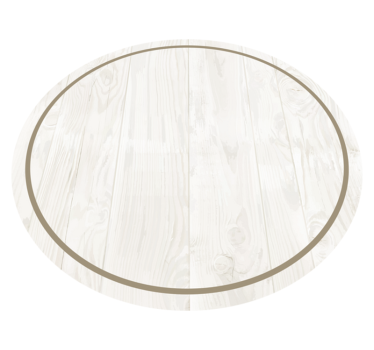 Tappeto in vinile stile retro/vintage legno bianco - TenStickers