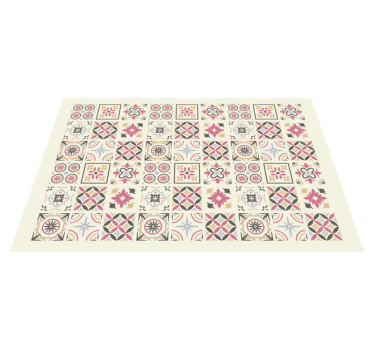 Tappeto in vinile con piastrelle idrauliche - TenStickers