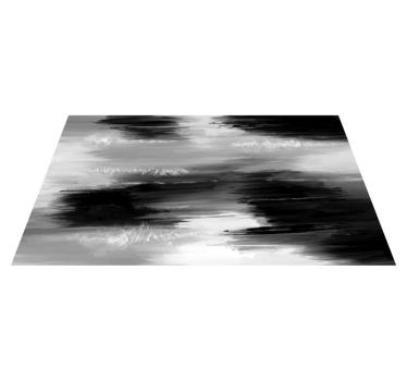Tappeto in vinile ufficio pittura astratta - TenStickers