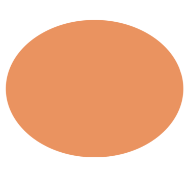 Tappeto vinile rotondo apricot crush - TenStickers
