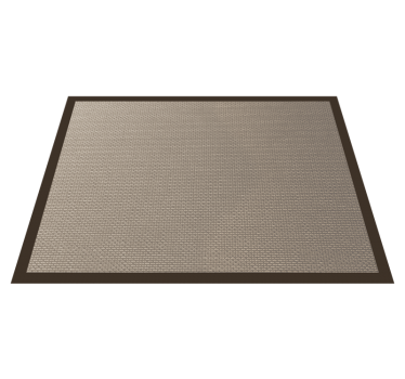 Tappeto vinile beige contorno di colore più scuro - TenStickers