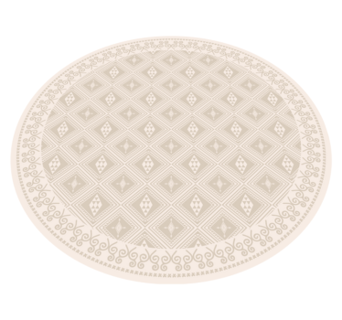 Tappeto vinile beige perdite tribali - TenStickers
