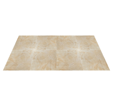 Tappeto vinile beige archi moderni - TenStickers