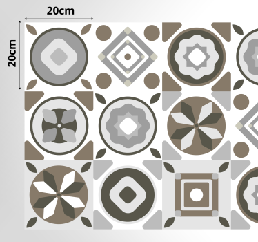 Tappeto pvc cucina grigio - TenStickers