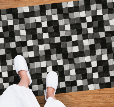 Tappeti bagno in vinile Mosaico in pietra e vetro - TenStickers