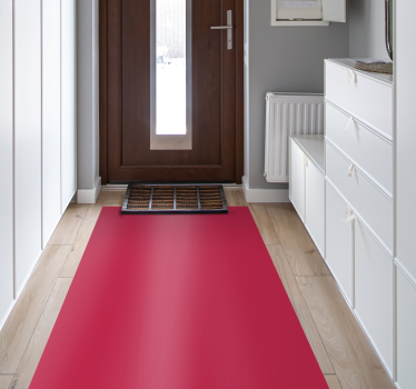 Tappeto in pvc di colore magenta - TenStickers