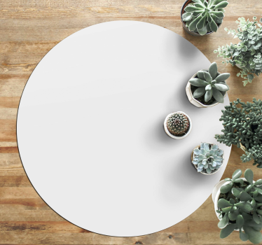 Tappeto in vinile moderno bianco - TenStickers