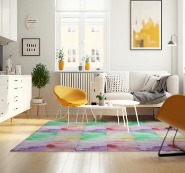 Tappeto in vinile salone piastrelle di Ramblas - TenStickers