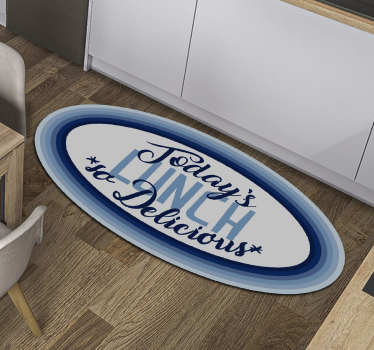 Tappeto in vinile con frase - TenStickers