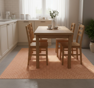 Tappeto pvc cucina beige tessile - TenStickers