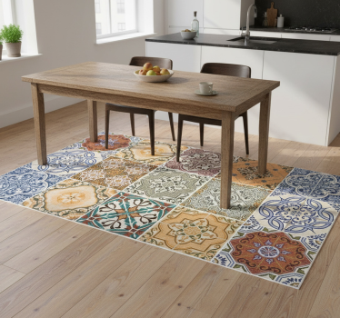 Tappeto pvc cucina mosaico mediterraneo eclettico - TenStickers