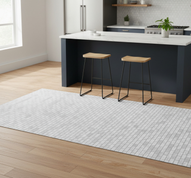 Tappeto pvc cucina motivo mattonato elegante - TenStickers