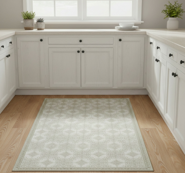 Tappeto pvc cucina vaniglia classica - TenStickers