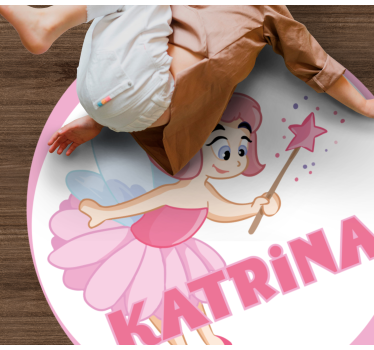 Tappeto vinile con nome tema fata del balletto - TenStickers