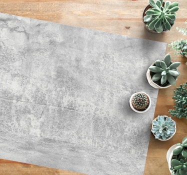 Tappeto vinile effetto marmo superficie grigia elegante - TenStickers