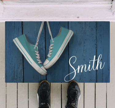 Tappeto vinile motivi personalizzazione sneakers - TenStickers