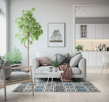 Tappeto vinile piastrelle modello di piastrelle decorative - TenStickers