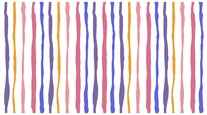 Tappeto vinile bagno strisce larghe colorate - TenStickers