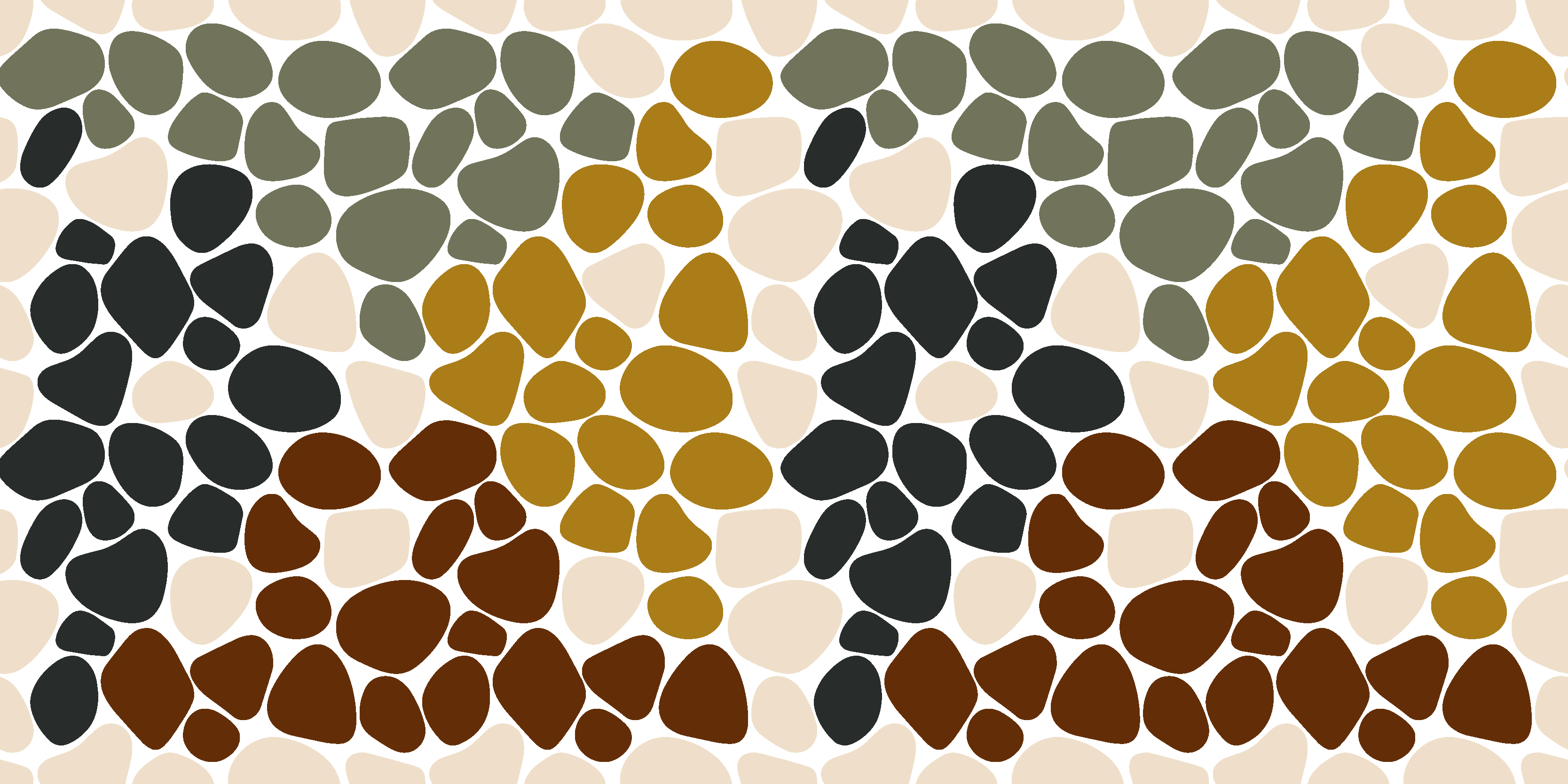 Tappeto vinile bagno tema roccia colorata - TenStickers