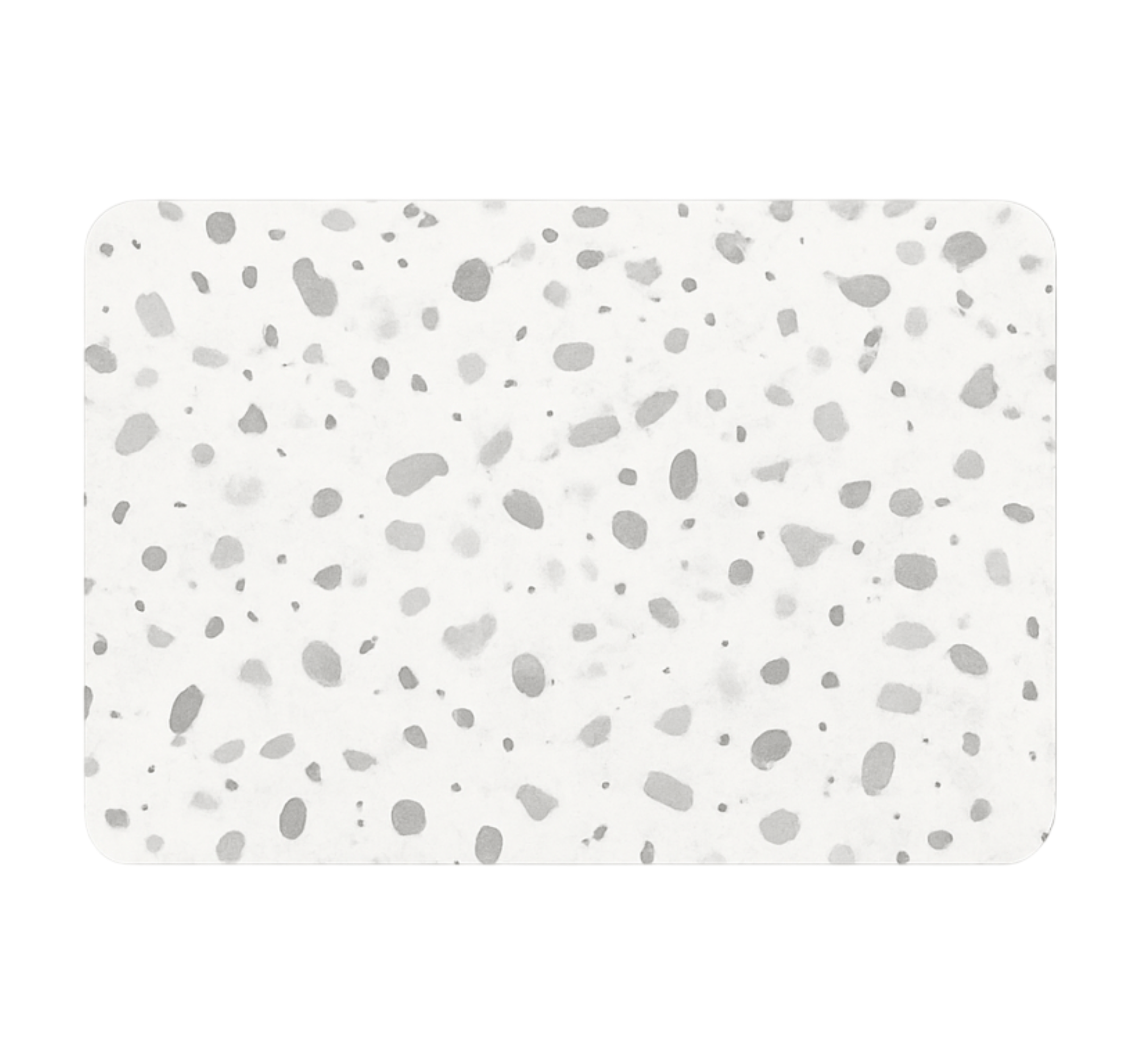 Tappeto vinile effetto marmo aspetto terrazzo grigio - TenStickers