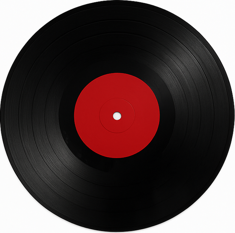 Tappeto vinile sala da pranzo disco in vinile enorme - TenStickers