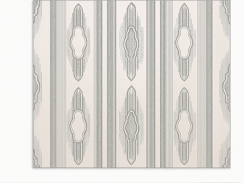 Tappeto vinile sala da pranzo intricata geometria etnica - TenStickers