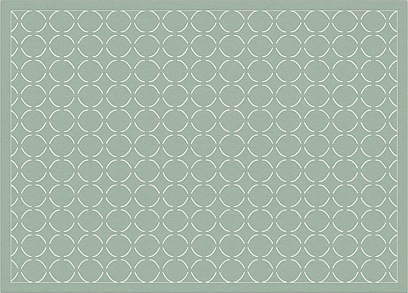 Tappeto pvc cucina lattice celadon smorzato - TenStickers