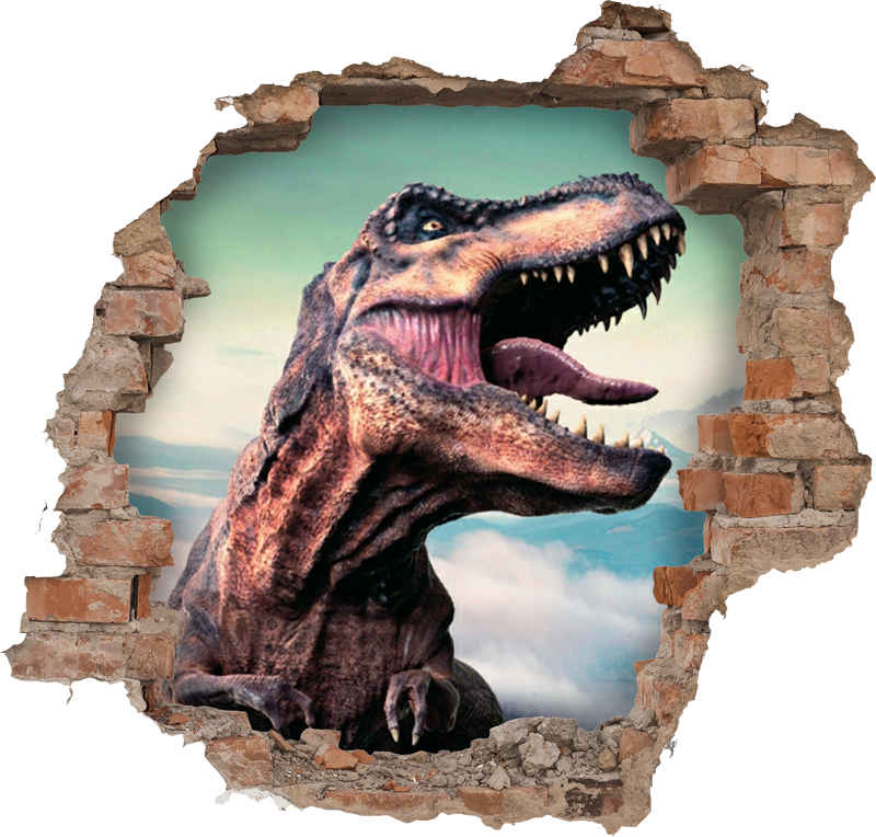 Tappeto vinile animali t-rex 3d realistico - TenStickers