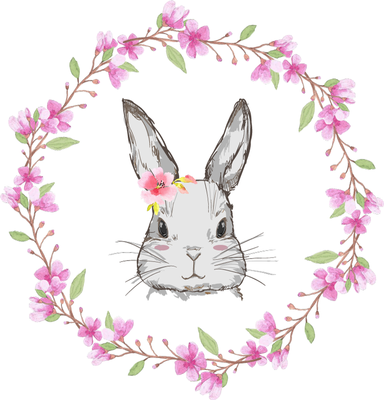 Tappeto vinile animali africa selvaggia per bambine - TenStickers