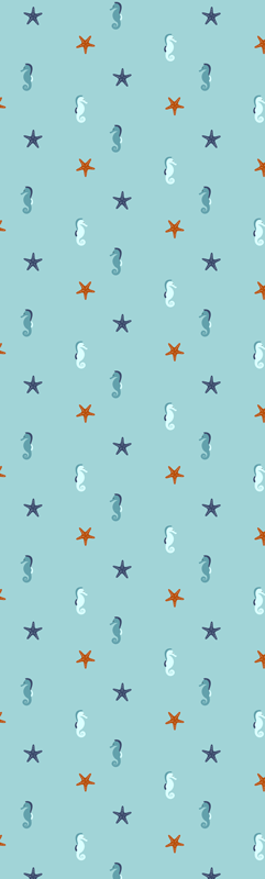 Tappeto vinile animali stile marino - TenStickers