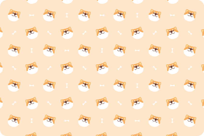 Tappeto vinile animali faccia di cane carina - TenStickers