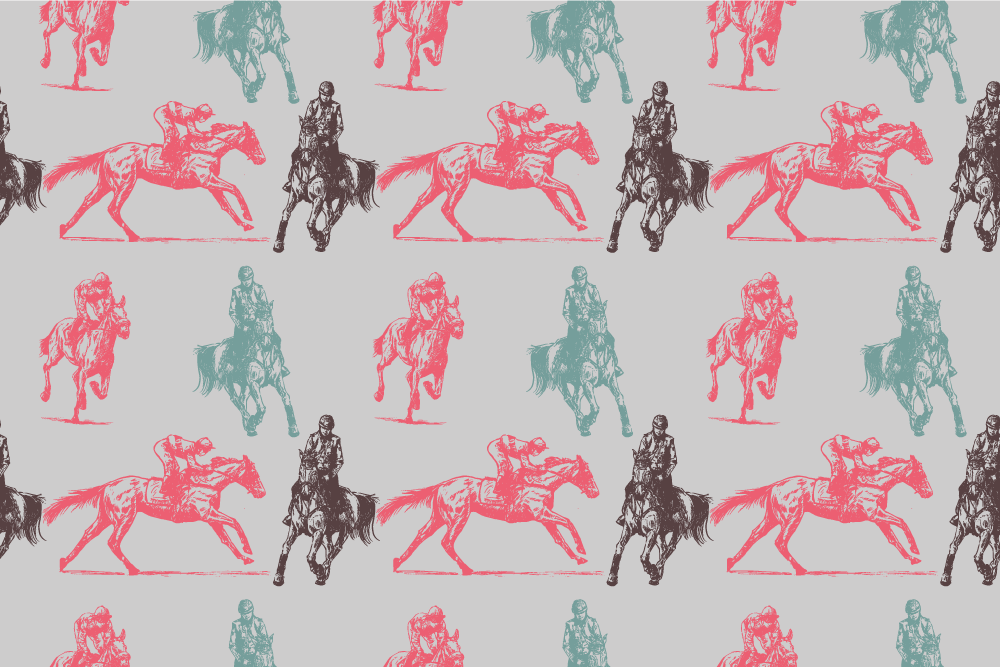 Tappeto vinile animali motivo casa western - TenStickers