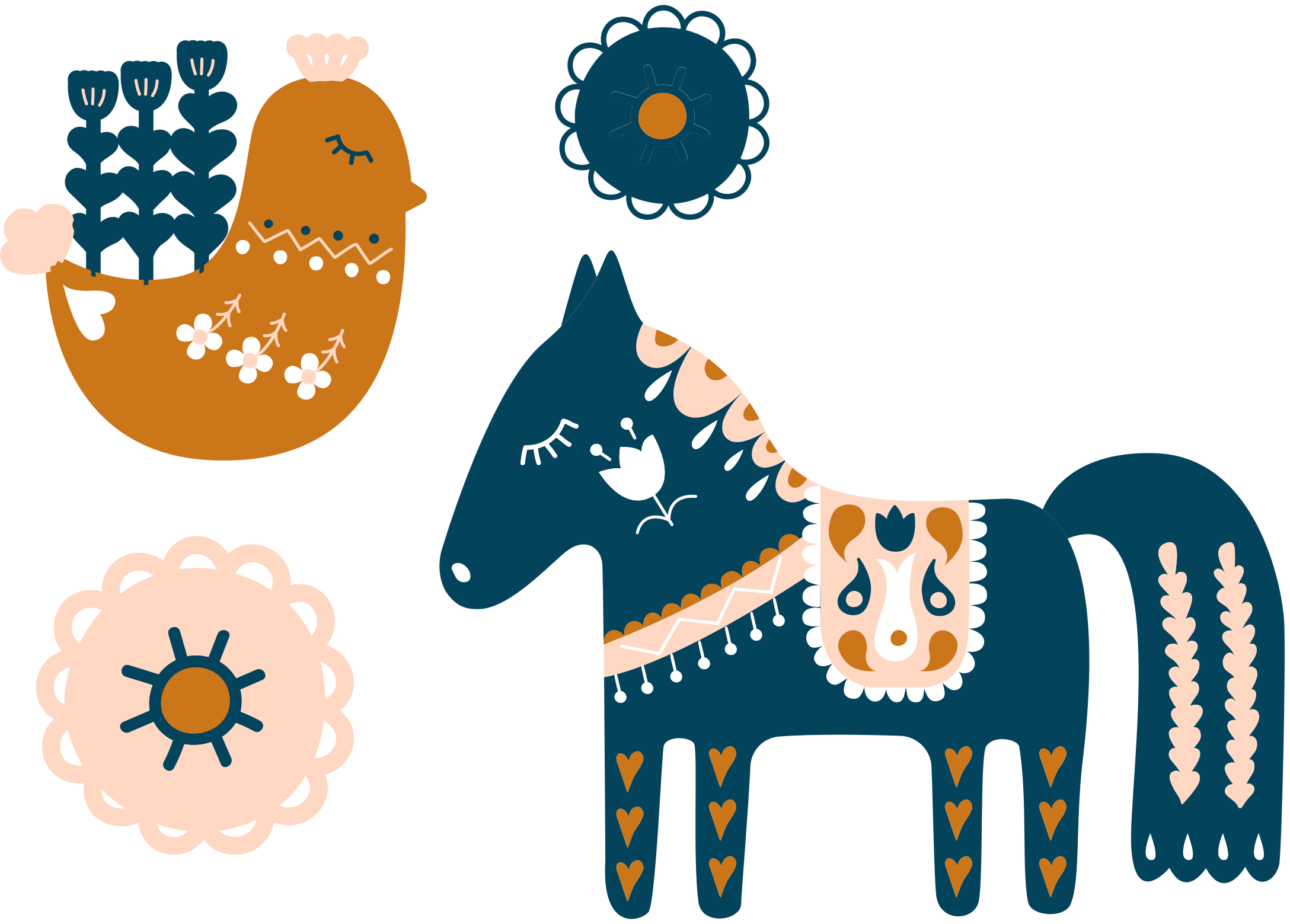 Tappeto vinile animali animali popolari colorati - TenStickers