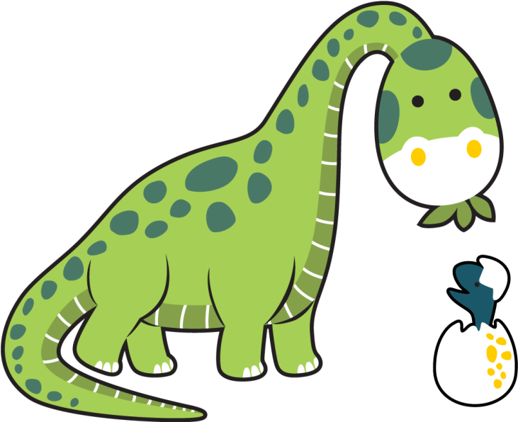 Tappeto vinile animali cucciolo di dinosauro - TenStickers