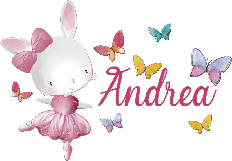 Tappeto vinile animali ballerina che danza - TenStickers