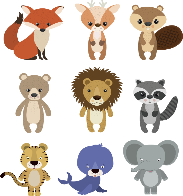Tappeto vinile animali per decorare la casa - TenStickers