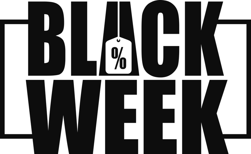 Tappeto vinile black friday per vetrine - TenStickers