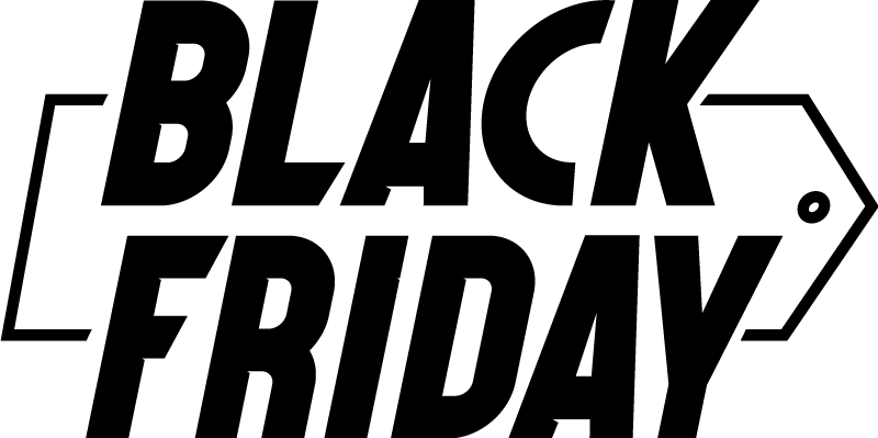 Tappeto vinile black friday font corsivo moderno - TenStickers