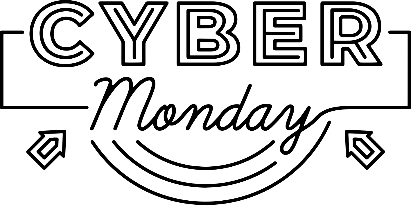 Tappeto vinile black friday frecce cyber monday - TenStickers