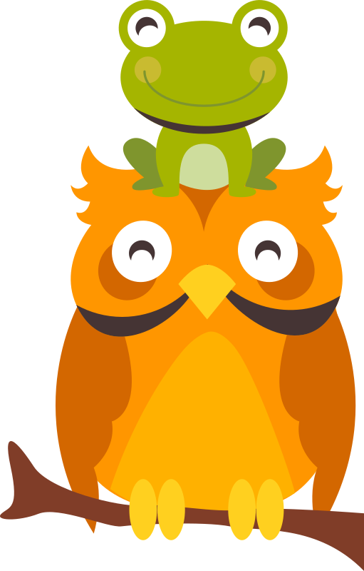 Tappeto vinile animali personaggi animali fantasiosi - TenStickers