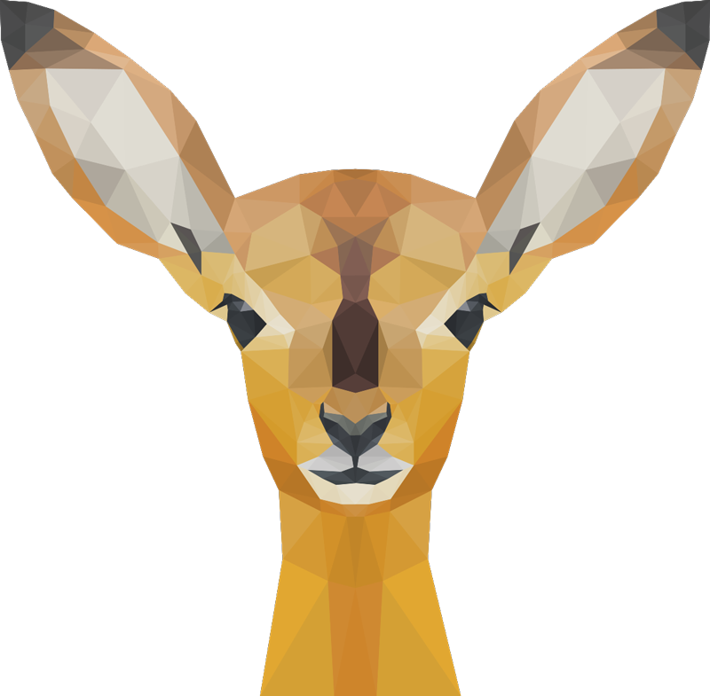 Tappeto vinile animali cervi - TenStickers