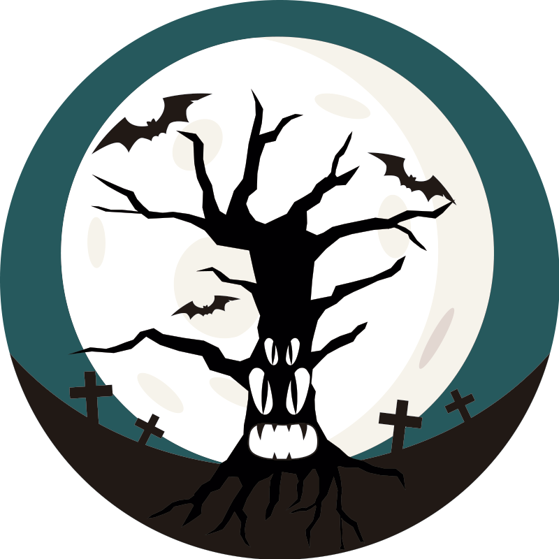 Tappeto vinile halloween spettrale halloween - TenStickers