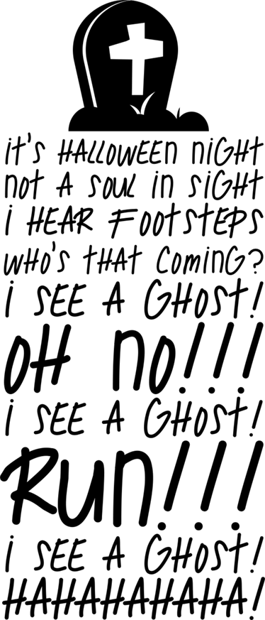 Tappeto vinile halloween canzone popolare - TenStickers