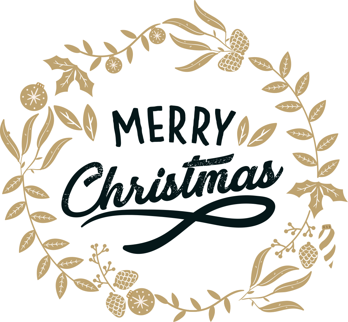 Tappeto vinile natale ricamo floreale natale - TenStickers