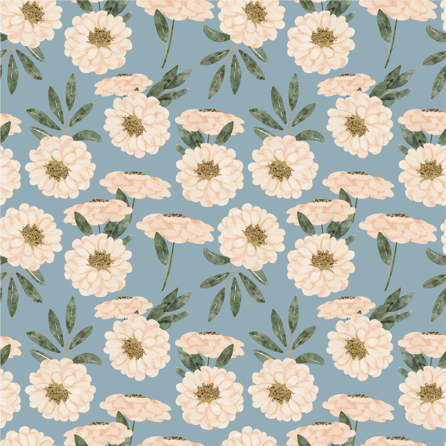 Tappeto vinile fiori pittura esotica - TenStickers