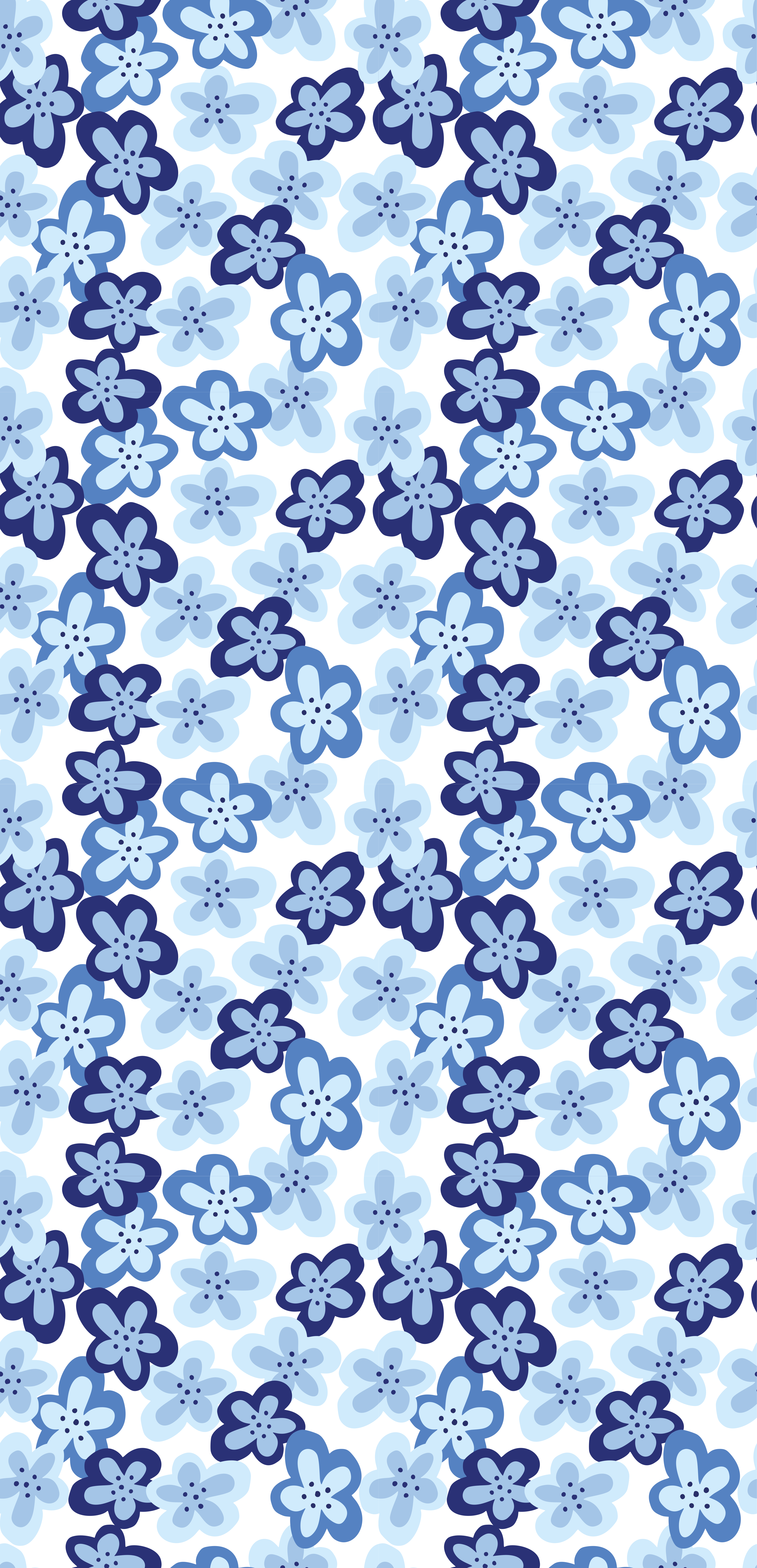 Tappeto vinile fiori motivo fiori nordico - TenStickers