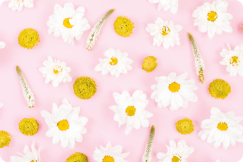 Tappeto vinile fiori colorati - TenStickers