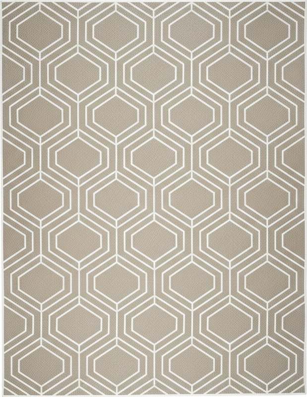 Tappeto vinile geometrico motivo intrecciato a nido d'ape - TenStickers