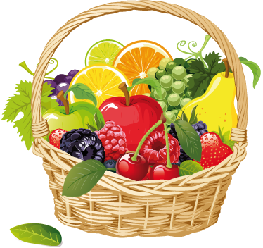 Tappeto pvc cucina cesto di frutta - TenStickers