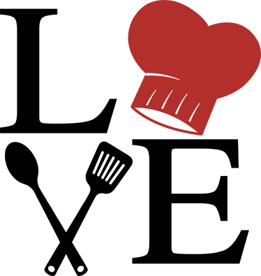 Tappeto pvc cucina amore da chef - TenStickers